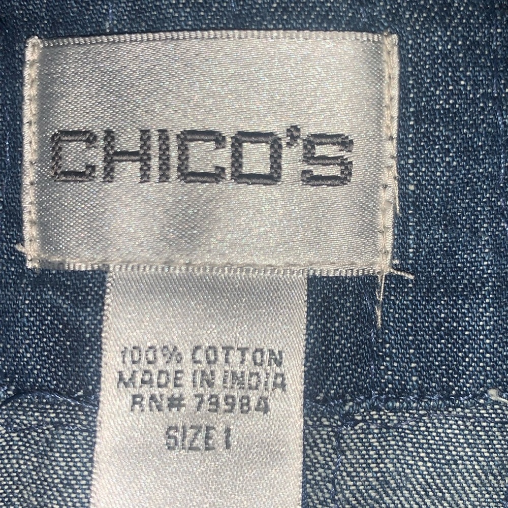 ❌SOLD ❌ CHICO’s denim jack - Picture 14 of 17